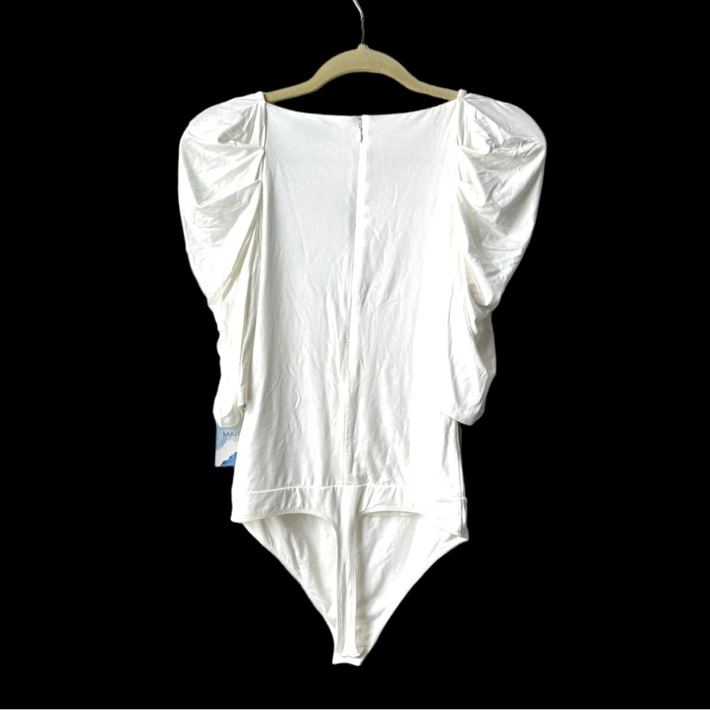 MAJORELLE Savan Bodysuit in Ivory Bustier Style Stretch NWT Size Small - Picture 11 of 11
